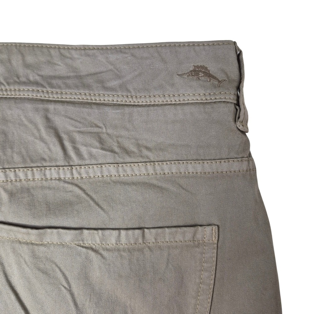 Tommy Bahama Boracay Pants Men 35(38)x29 Khaki Pima Cotton Stretch Casual Travel